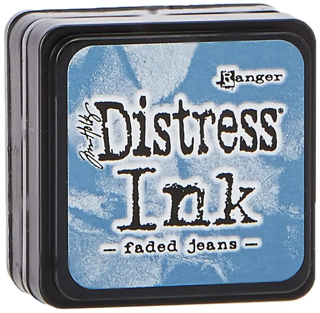 Ranger Distress Ink Pad Mini 0.8 fl oz | Faded Jeans for Crafting & Scrapbooking - main product image