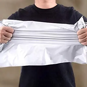 iMBAPrice Poly Mailers Shipping Envelopes Bags, 10 x 13 - inches, 100 Bags (White) | Heavy-Duty Weather & Puncture Resistant - view 6
