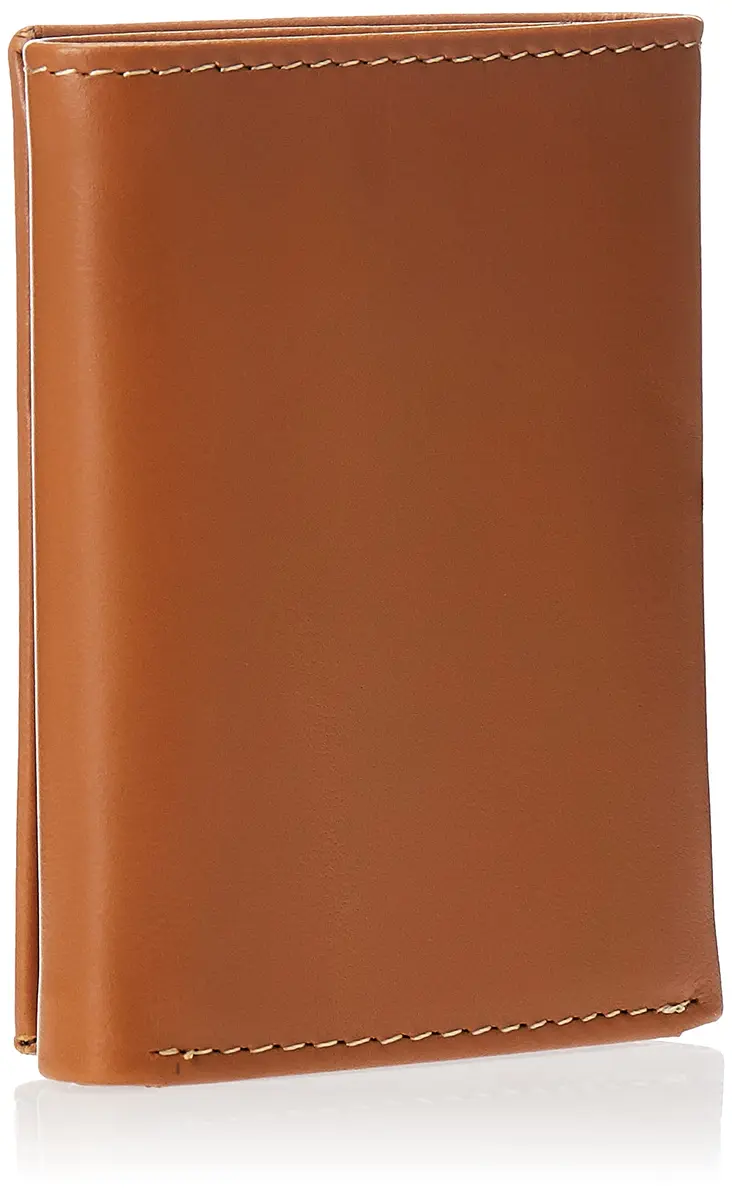Timberland Men's Leather Trifold Wallet With Id Window, Tan (Cloudy), One Size | Genuine Italian Leather Slim Design - view 2