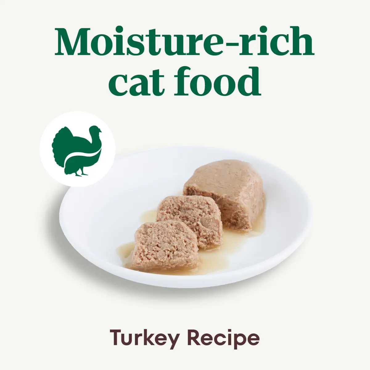 Nutro Perfect Portions Pate Wet Cat Food, Turkey Recipe, 2.6 oz, 24 ct | Grain-Free, Hydrating, Complete Nutrition - view 2