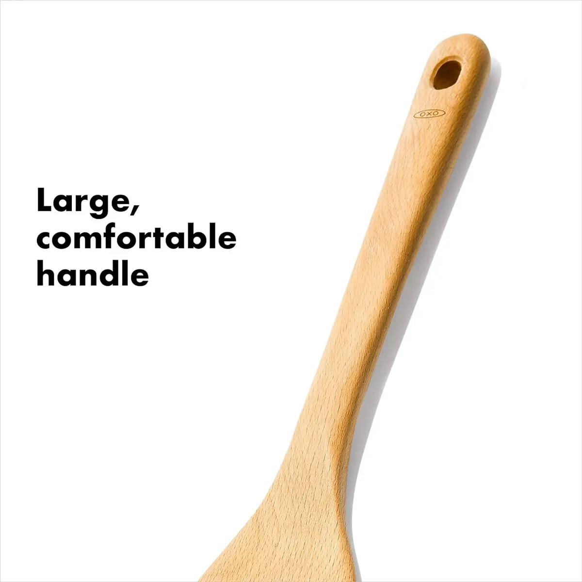OXO Good Grips 3-Piece Wooden Turner Set | FSC-Certified Beechwood for Non-Stick Cookware - view 3