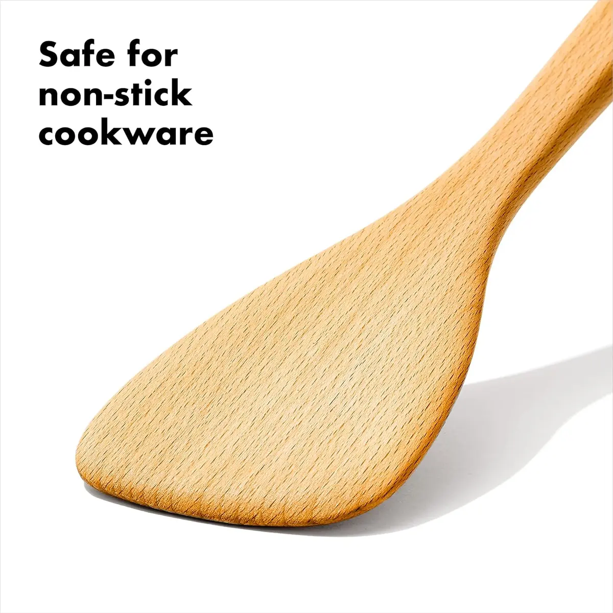 OXO Good Grips 3-Piece Wooden Turner Set | FSC-Certified Beechwood for Non-Stick Cookware - view 4