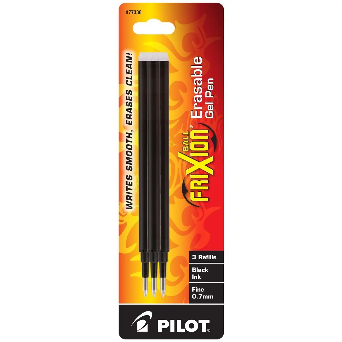 Pilot Refill for Frixion Erasable Gel Ink Pen (Set of 3) | Fine Black Ink, Compatible with Frixion Ball & Clicker - view 2