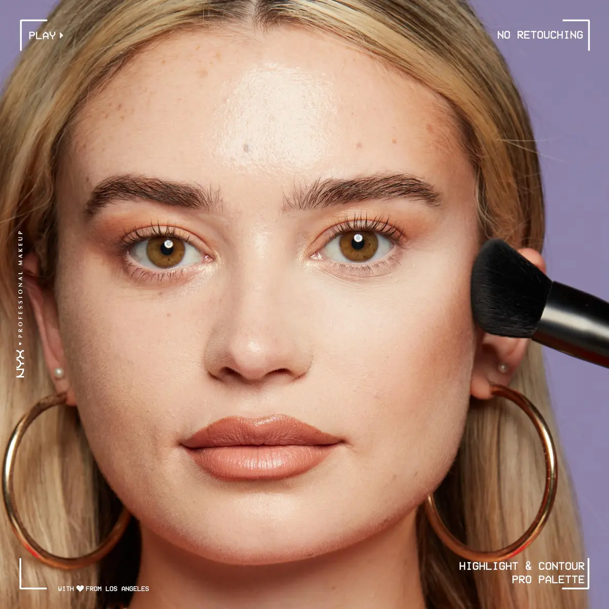 NYX PROFESSIONAL MAKEUP Highlight & Contour Pro Palette | Sculpt & Define Face Makeup - view 3