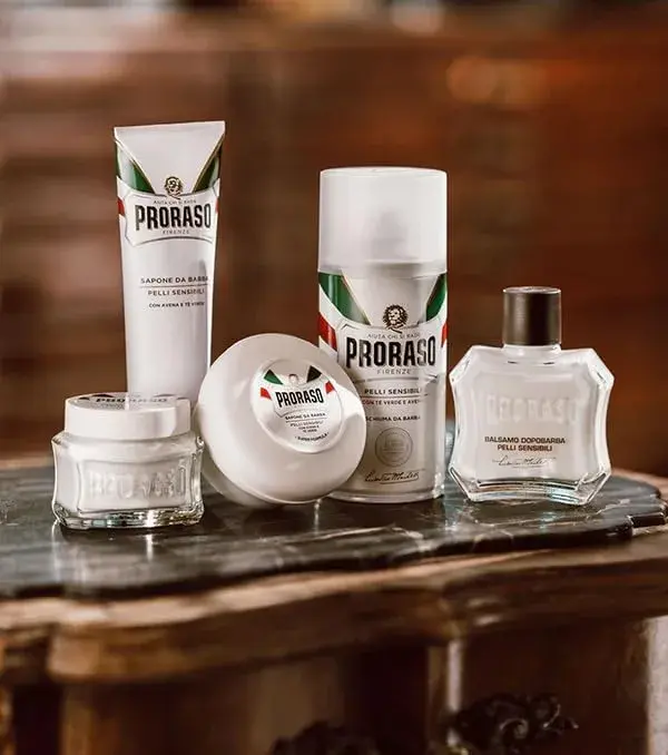 Proraso Shaving Cream Sensitive Skin Oatmeal & Green Tea 150ml (5.1 Fl Oz) | Smooth Irritation-Free Shave - view 7