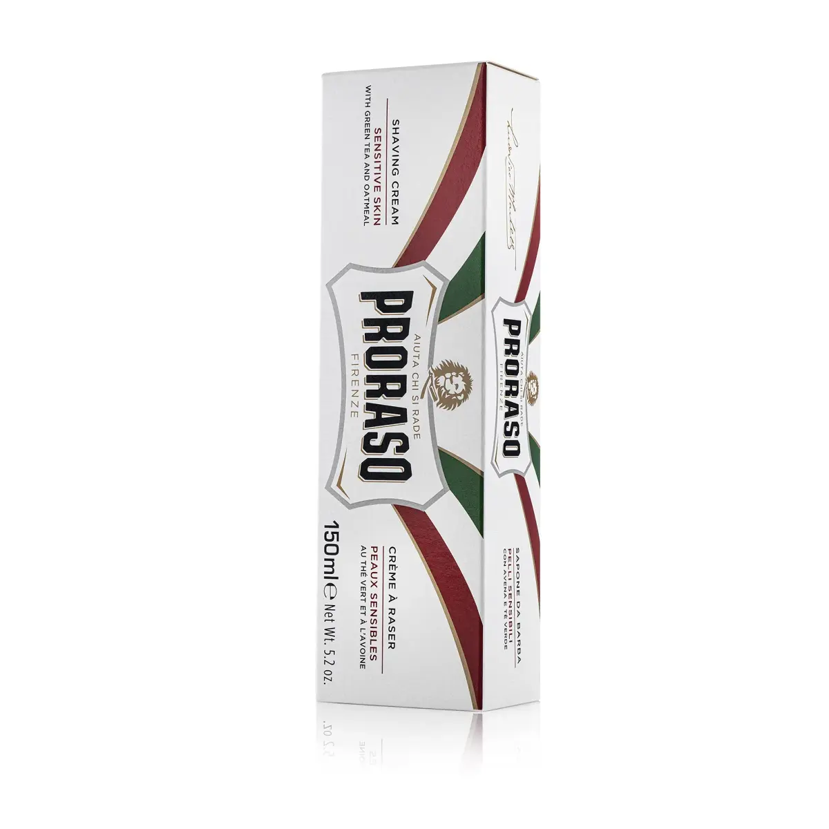 Proraso Shaving Cream Sensitive Skin Oatmeal & Green Tea 150ml (5.1 Fl Oz) | Smooth Irritation-Free Shave - view 3