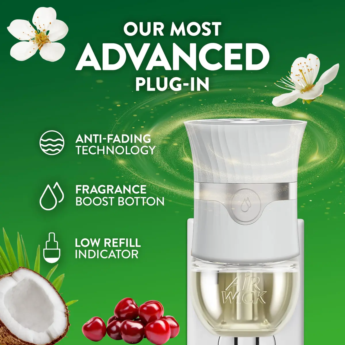 Air Wick Plug In Scented Oil Refill Paradise Retreat 2ct (156 ml) | Infused with Essential Oils - view 6