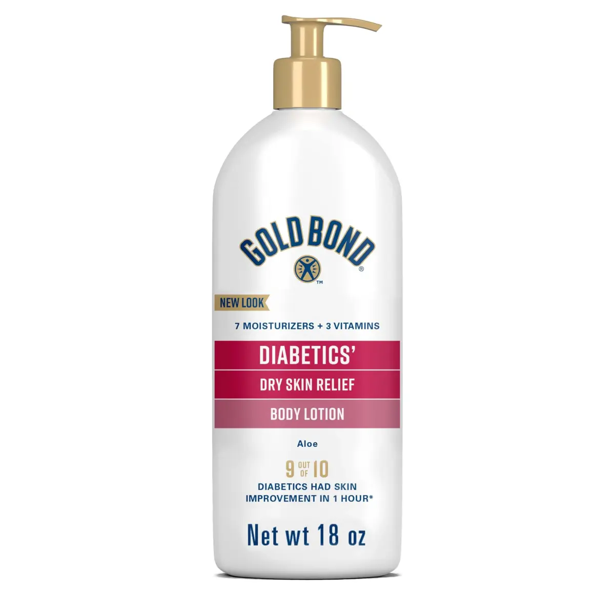Gold Bond Diabetics' Dry Skin Relief Body Lotion 532ml (18 oz.) | Dermatologist Tested & Hypoallergenic - main product image