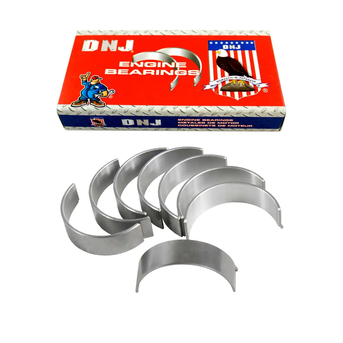 DNJ Rod Bearings for Honda & Acura 1.8L-2.0L | Standard Size, Full Engine Service - main product image