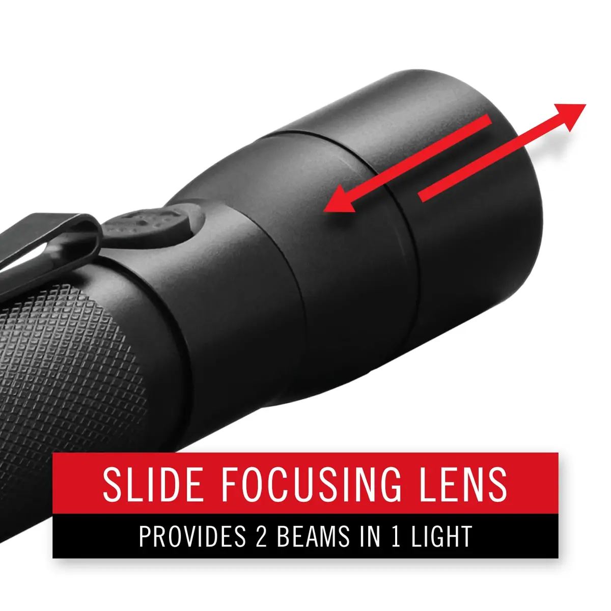 Coast HX5 LED Flashlight 410 Lumens Black | Focusing Beam, USB Rechargeable, Weatherproof - view 4