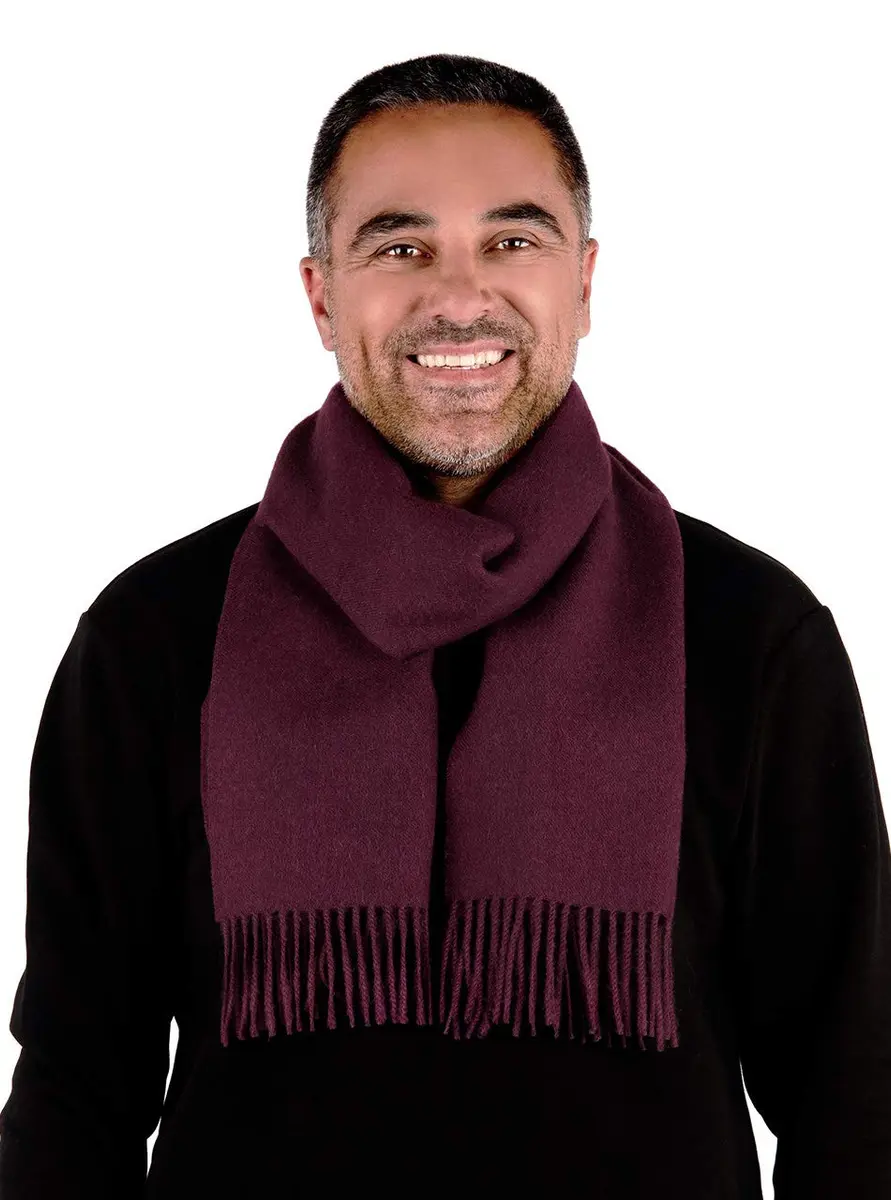 Inca Fashions Baby Alpaca Scarf | Luxurious Softness & Classic Style (71in x 12in) - view 3