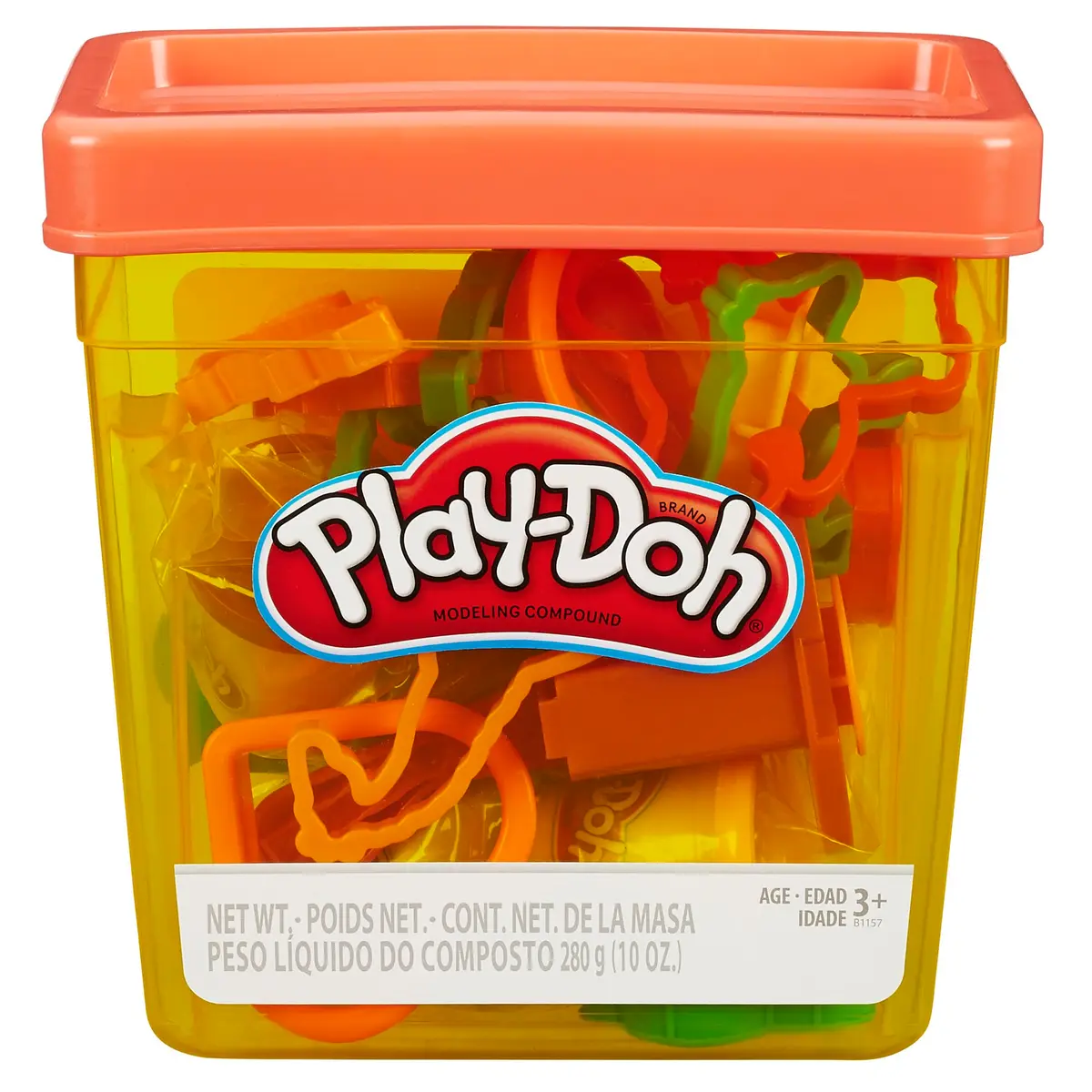 Play-Doh Fun Tub Set with 19 Accessories & 5 Colors | Preschool Arts & Crafts Toy for Ages 3+ - view 4