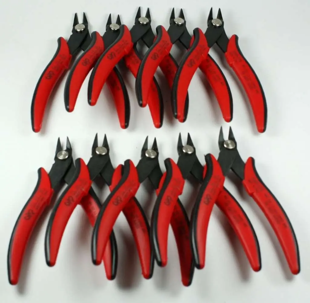 Hakko CHP-170 Micro Soft Wire Cutter 8mm (0.315 in) Flush Cut, 10-Pack | Precision Cutting for Electronics - main product image