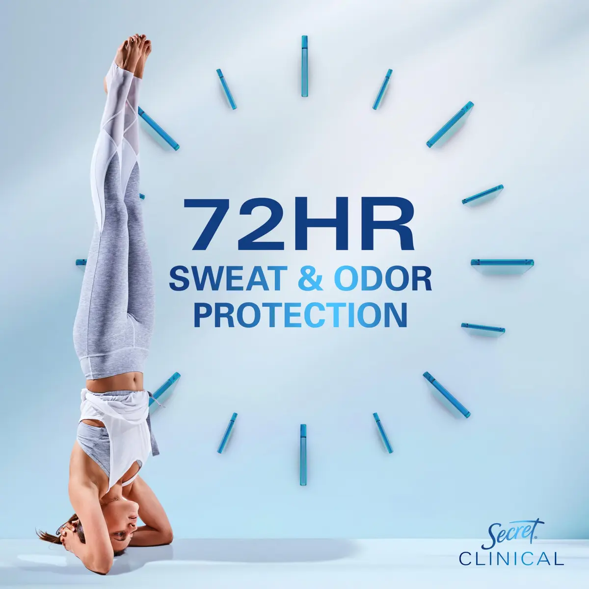 Secret Clinical Strength Antiperspirant Deodorant for Women Clear Gel 47.3ml (1.6 oz) | 72hr Sweat & Odor Protection - view 3