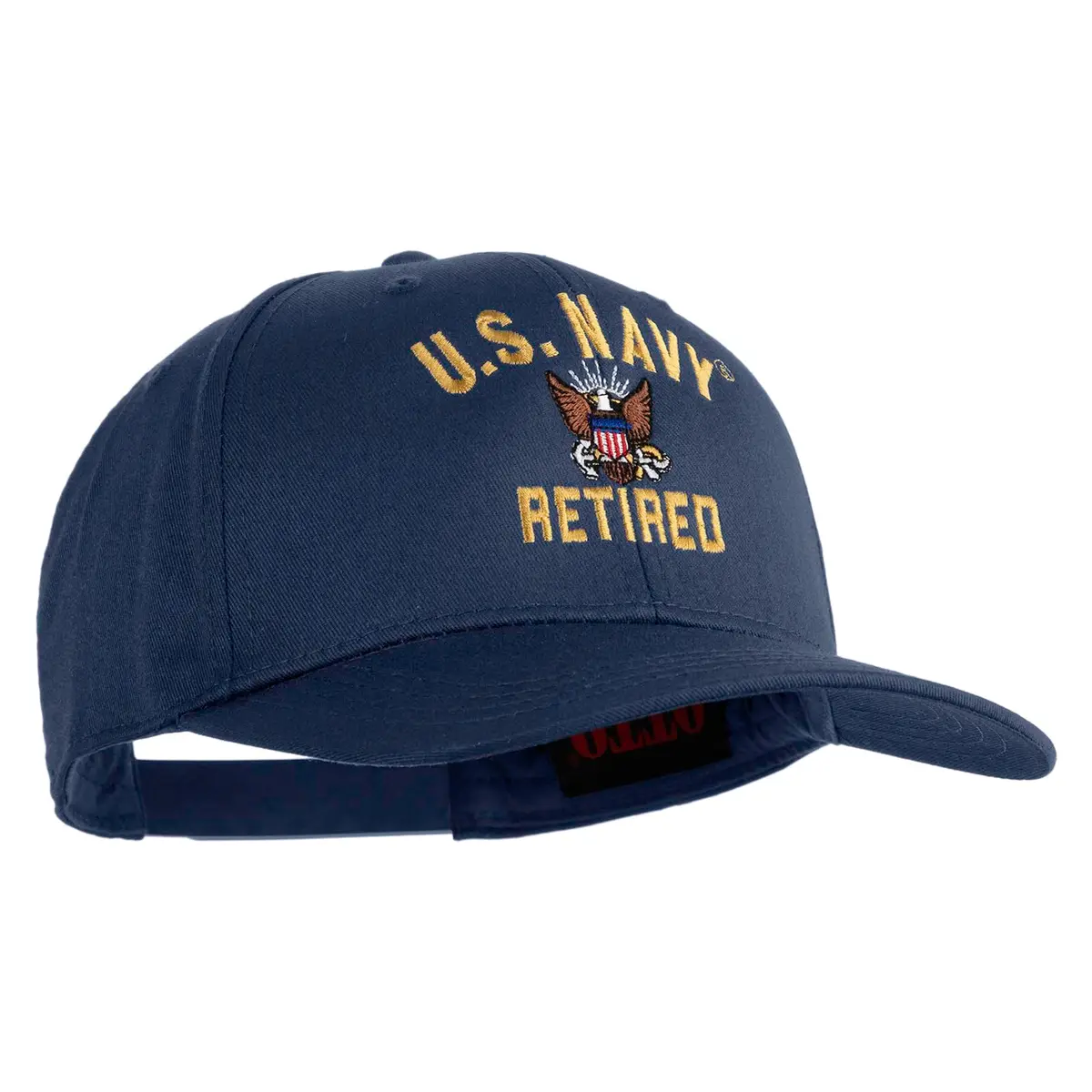 e4Hats.com US Navy Retired Military Embroidered Cotton Twill Cap | Classic Navy Style, Adjustable Fit, All Seasons - view 5