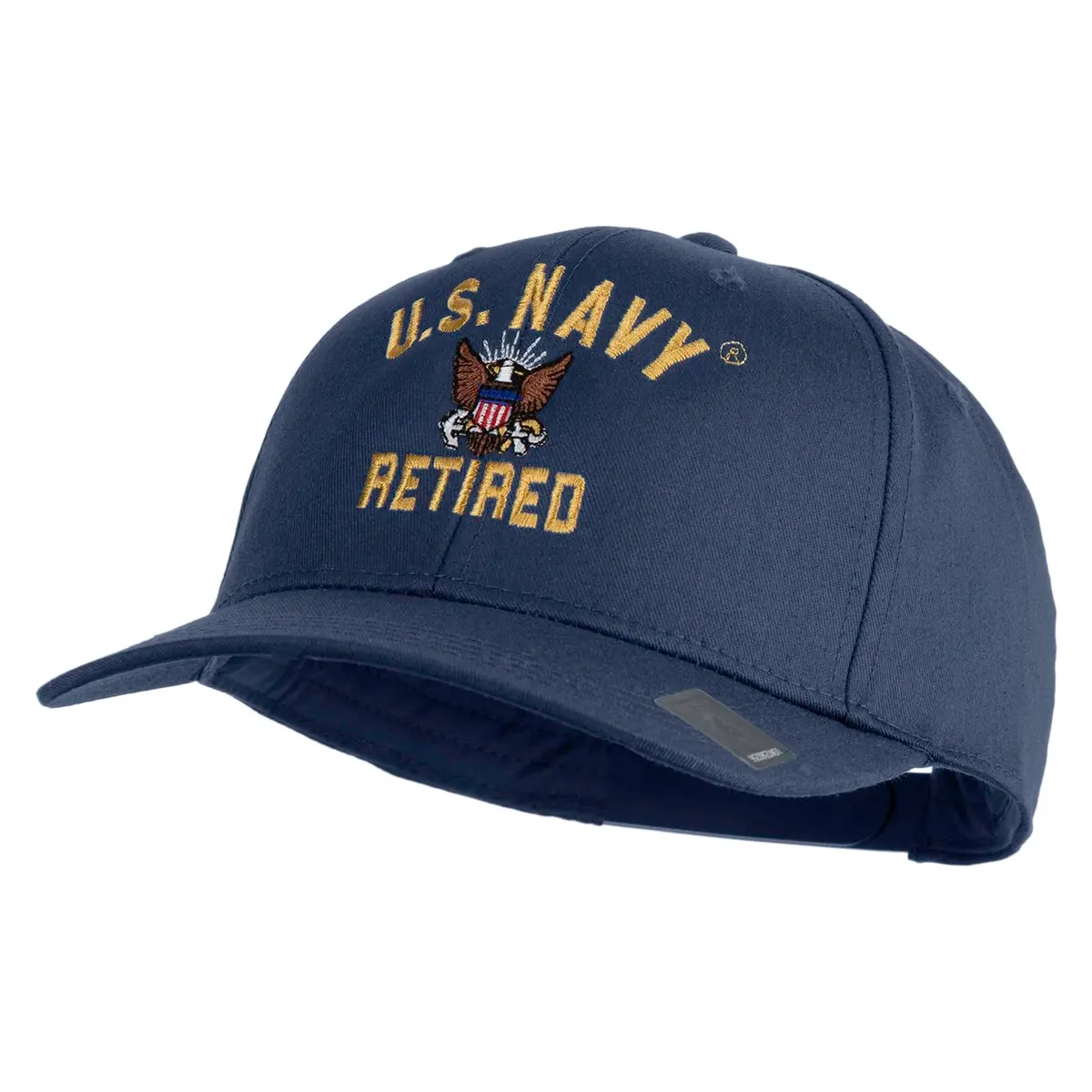 e4Hats.com US Navy Retired Military Embroidered Cotton Twill Cap | Classic Navy Style, Adjustable Fit, All Seasons - view 2