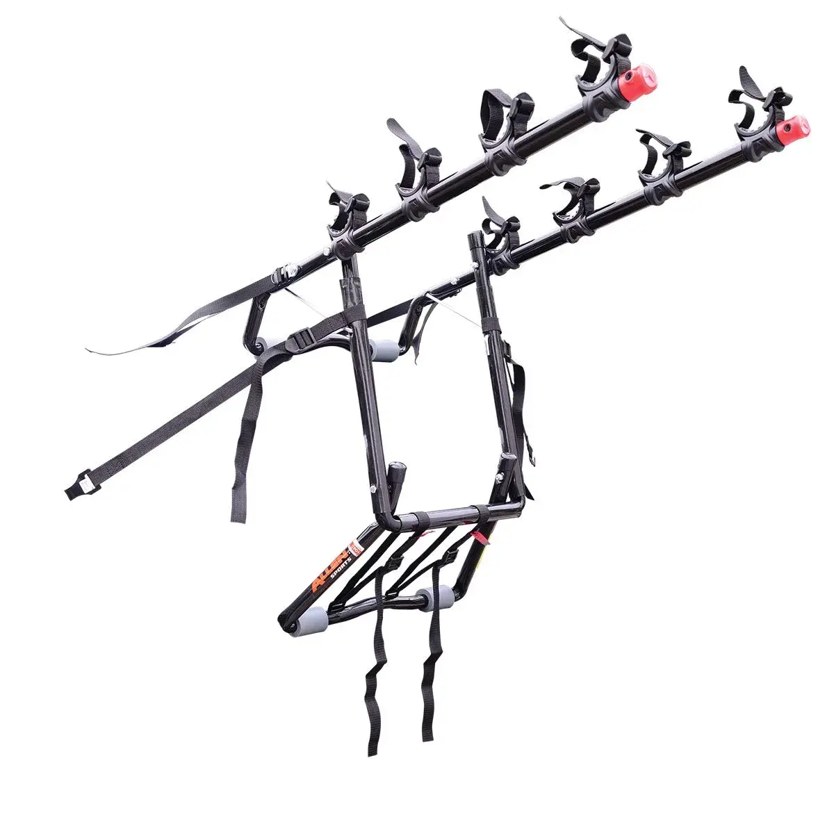 Allen Sports Deluxe 4-Bike Trunk Mount Rack, Model 104DB-R, Black | Fits Most Sedans, Hatchbacks, SUVs - view 3