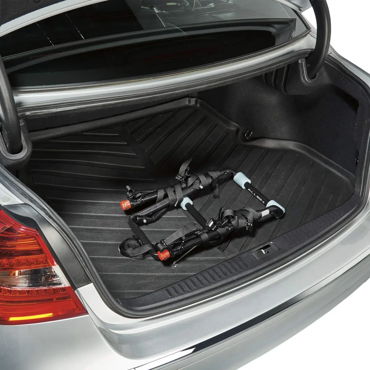 Allen Sports Deluxe 2-Bike Trunk Mount Rack, Model 102DN-R, Black | Fits Sedans, Hatchbacks, SUVs - view 3