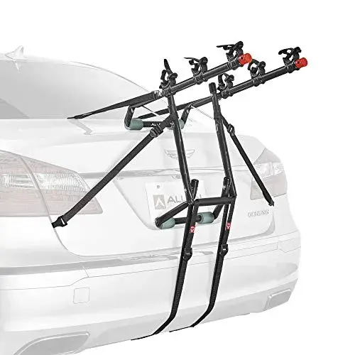 Allen Sports Deluxe Trunk Mount 3-Bike Carrier, Model 103DN-R, Black | 4 kg (8.8 lb) Carrier for Sedans, Hatchbacks, SUVs - main product image