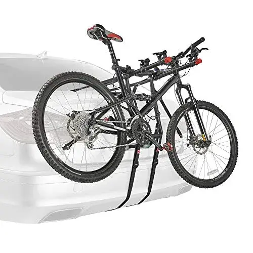 Allen Sports Deluxe Trunk Mount 3-Bike Carrier, Model 103DN-R, Black | 4 kg (8.8 lb) Carrier for Sedans, Hatchbacks, SUVs - view 2