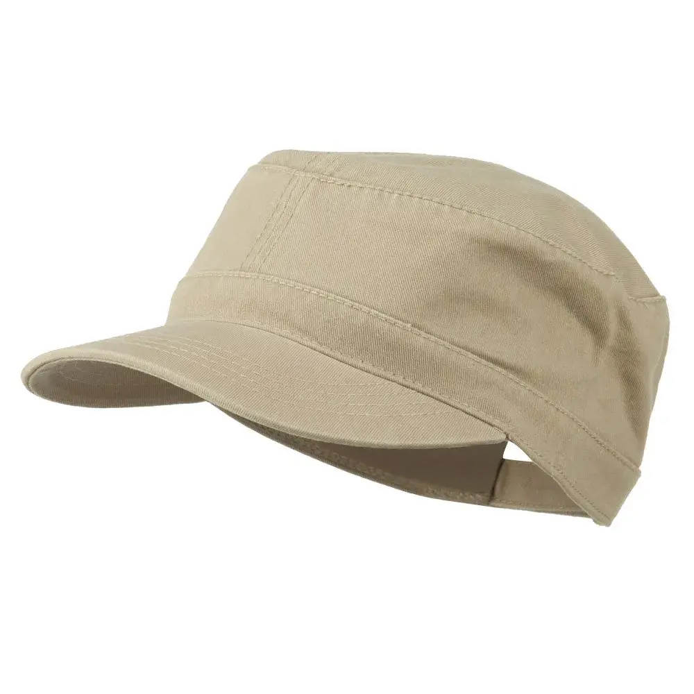 OTTO Garment Washed Adjustable Army Cap Khaki 27.1 cm (10.6 in) | Lightweight Cotton for Outdoor Use - main product image