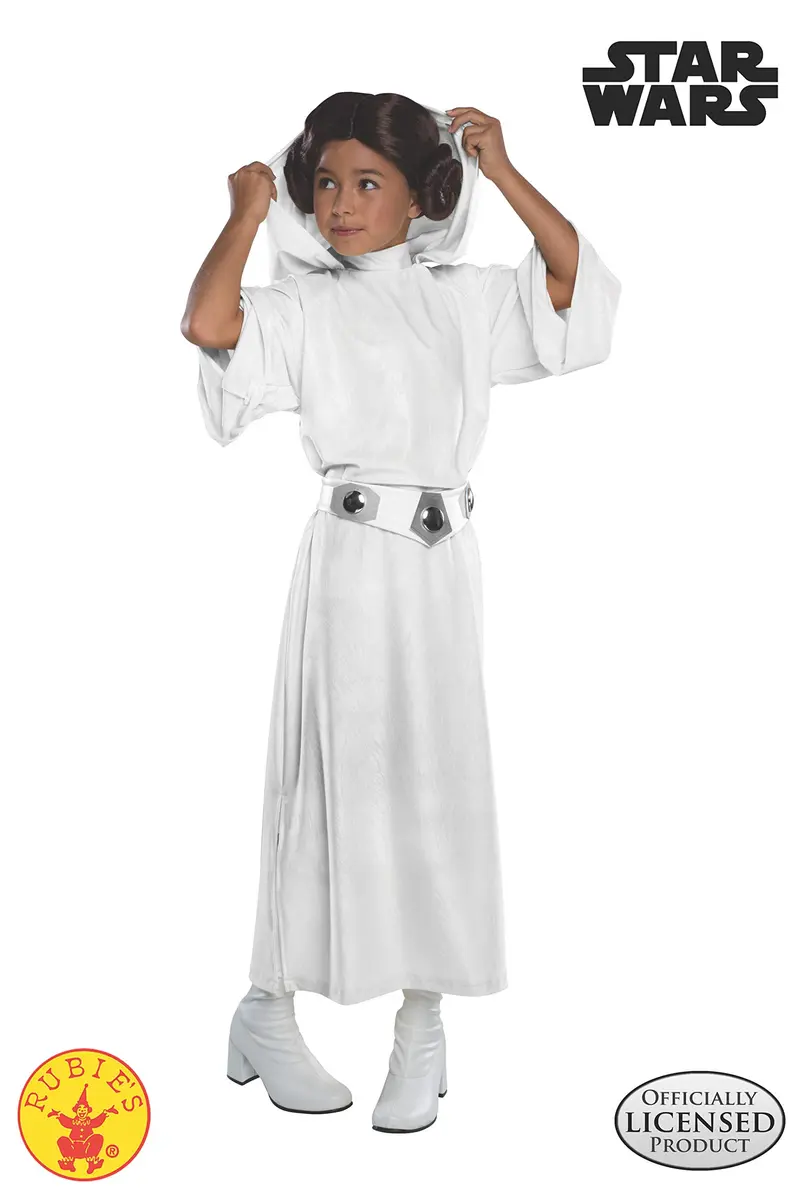 Rubie's Costume Star Wars Princess Leia Deluxe Child Costume Small (610504_S) | Officially Licensed Star Wars Dress-up - view 2