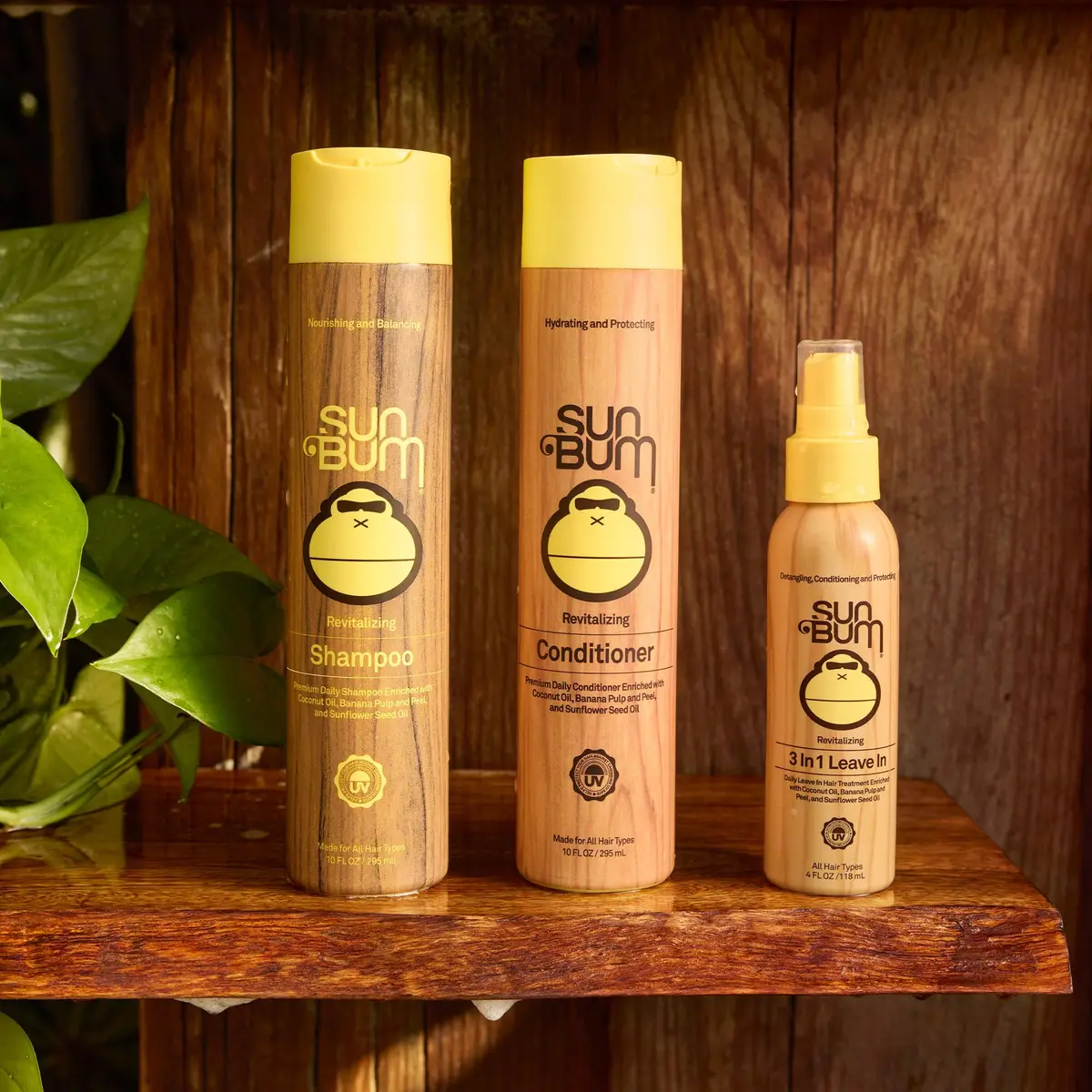 Sun Bum Revitalizing 3 in 1 Leave In Conditioner Spray 118ml (4 Fl Oz) | Detangles, Conditions, Protects Hair - view 4