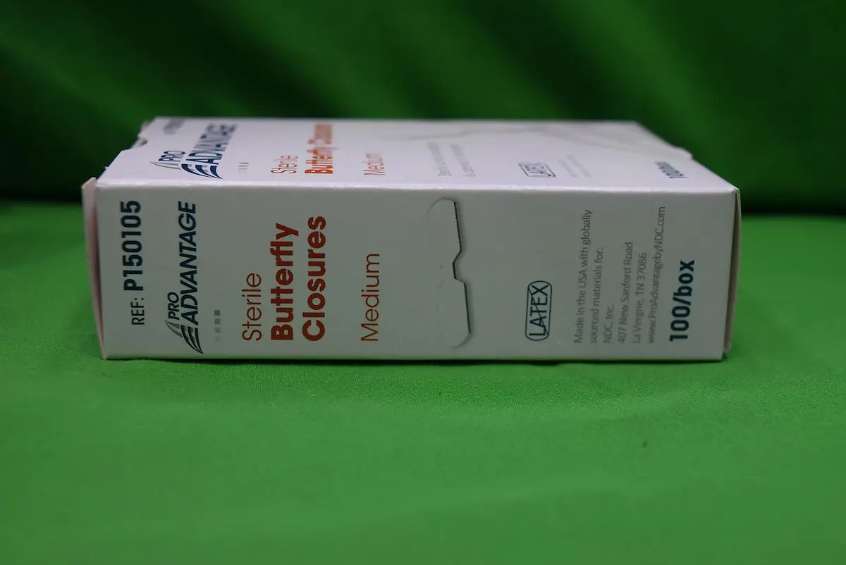 ProAdvantage Sterile Butterfly Closure Bandages Medium | Latex-Free Wound Care - view 6