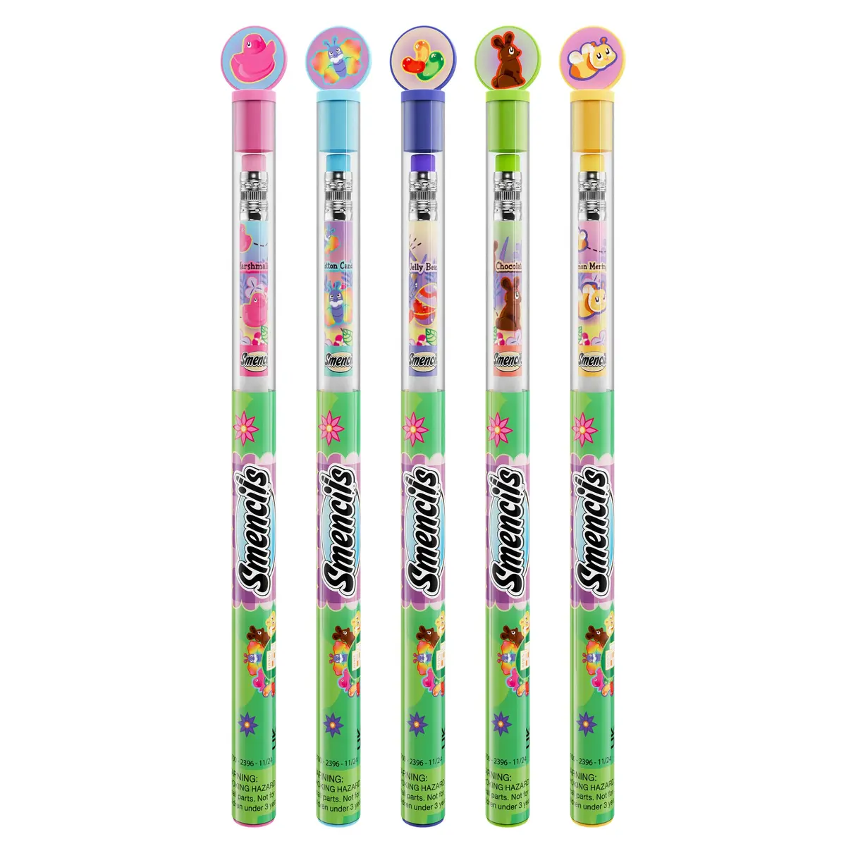 Scentco Spring Smencils HB #2 Scented Pencils 5 Count (12.7cm / 0.5 inch) | Fun & Engaging School Supplies - view 5
