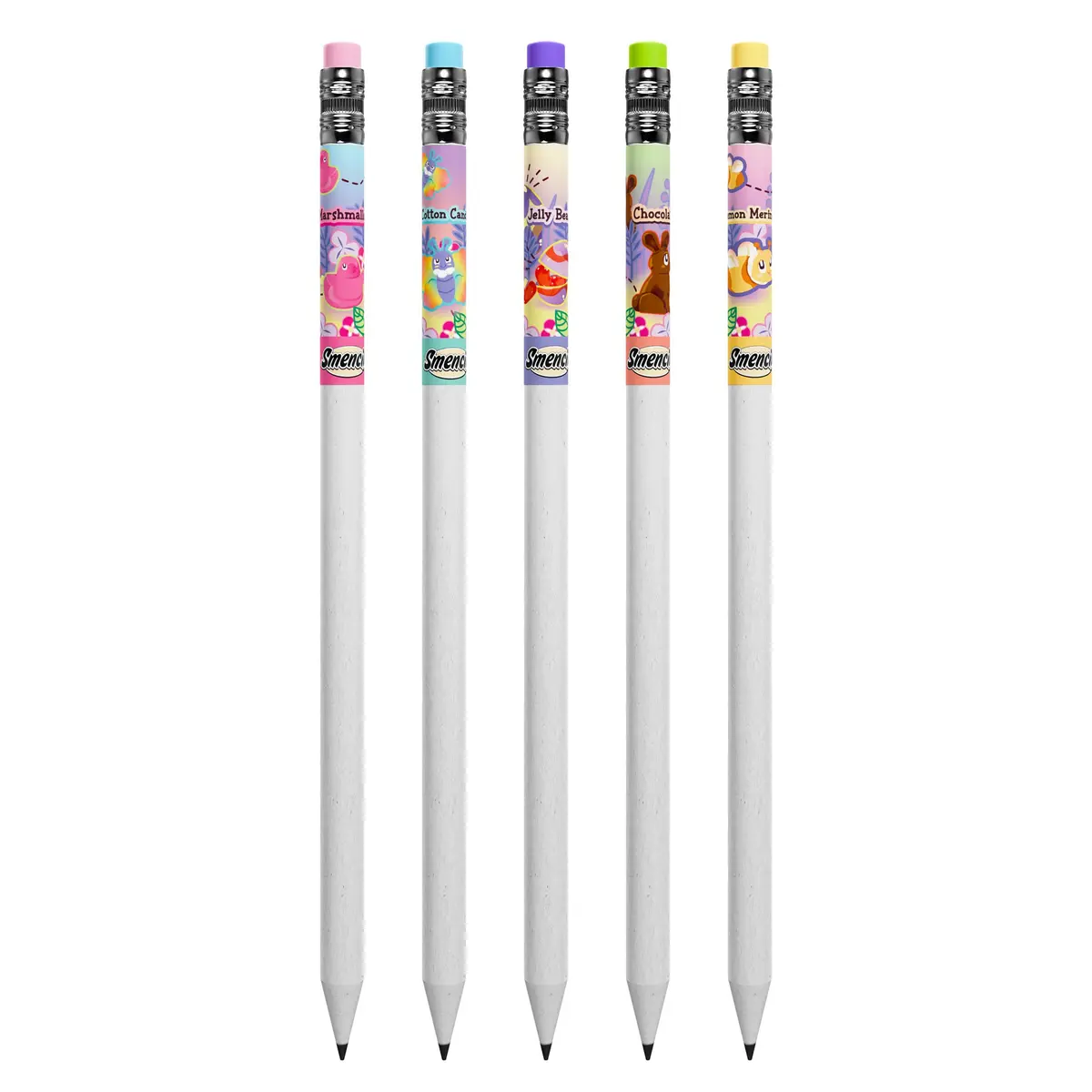 Scentco Spring Smencils HB #2 Scented Pencils 5 Count (12.7cm / 0.5 inch) | Fun & Engaging School Supplies - view 6