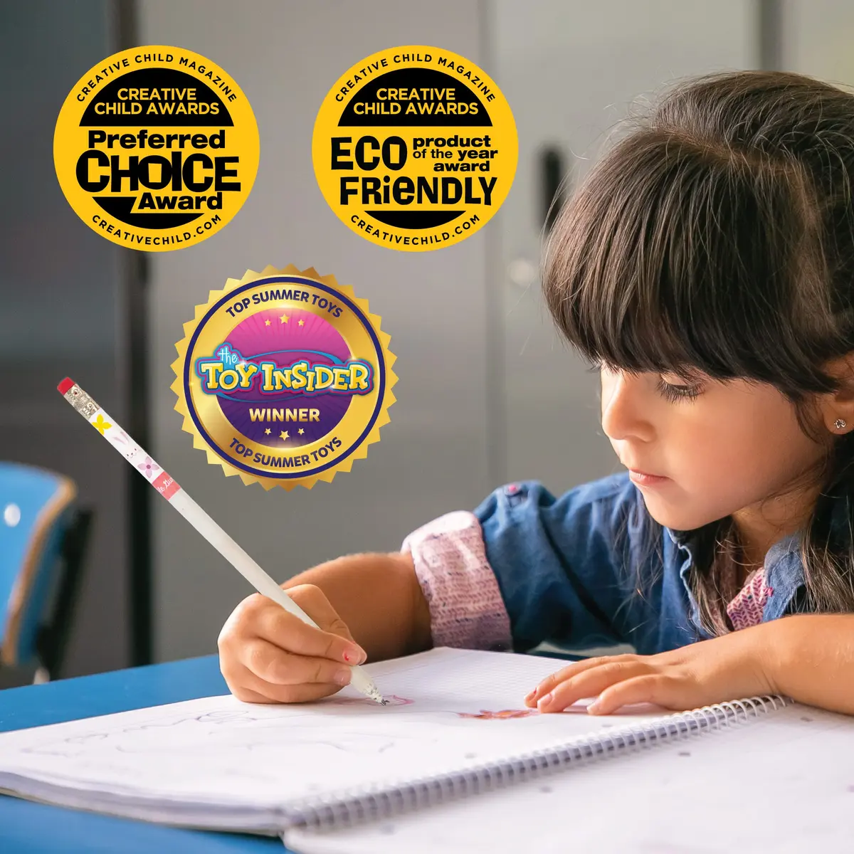 Scentco Spring Smencils HB #2 Scented Pencils 5 Count (12.7cm / 0.5 inch) | Fun & Engaging School Supplies - view 8