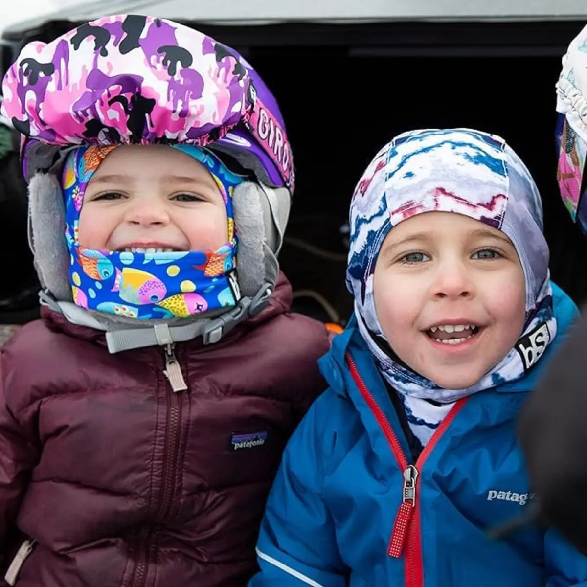 BLACKSTRAP Kids The Hood Dual Layer Cold Weather Neck Gaiter and Warmer for Children, Snow Issue | UPF 50+ Sun Protection (70-120 chars) - view 6