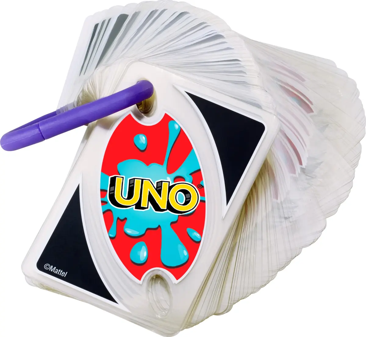 Mattel Games UNO Splash Card Game 108 Cards | Ages 7+, 2-10 Players, Waterproof Plastic - view 4