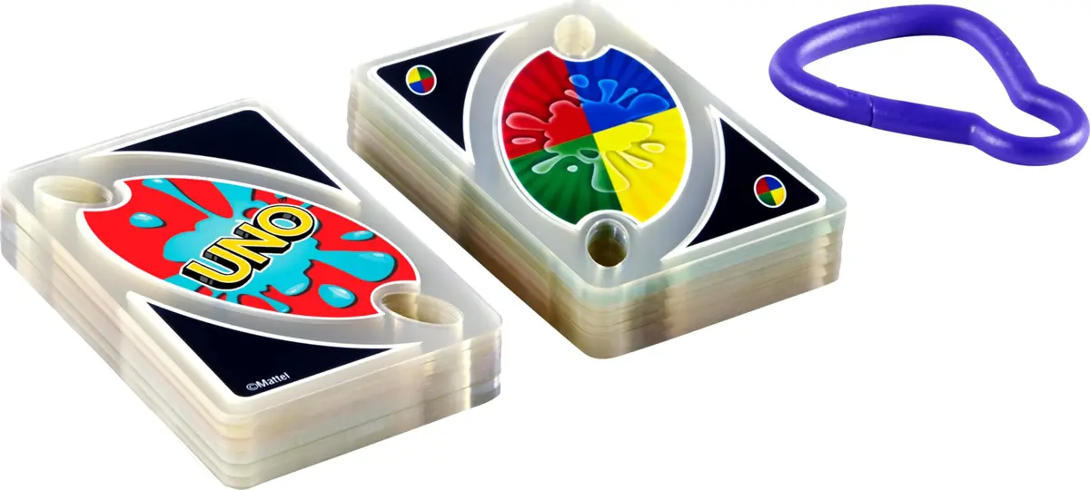 Mattel Games UNO Splash Card Game 108 Cards | Ages 7+, 2-10 Players, Waterproof Plastic - view 6
