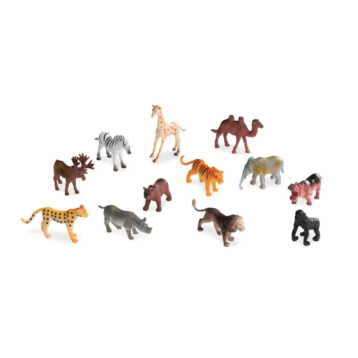 Terra by Battat Wild Animal Figurines Tube 60 Mini Safari Figures | Realistic Plastic Animals for Kids 3+ - view 8