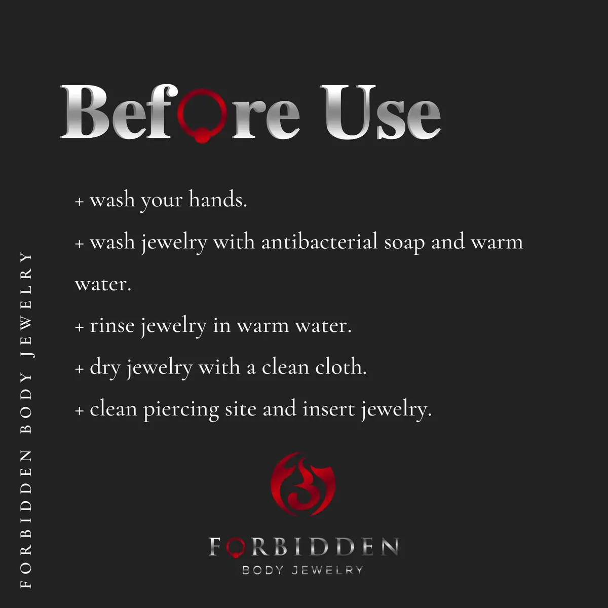 Forbidden Body Jewelry 16g 8mm Daith Earring, Eyebrow Ring & Rook Piercing | Internally Threaded Red CZ Barbell - view 5