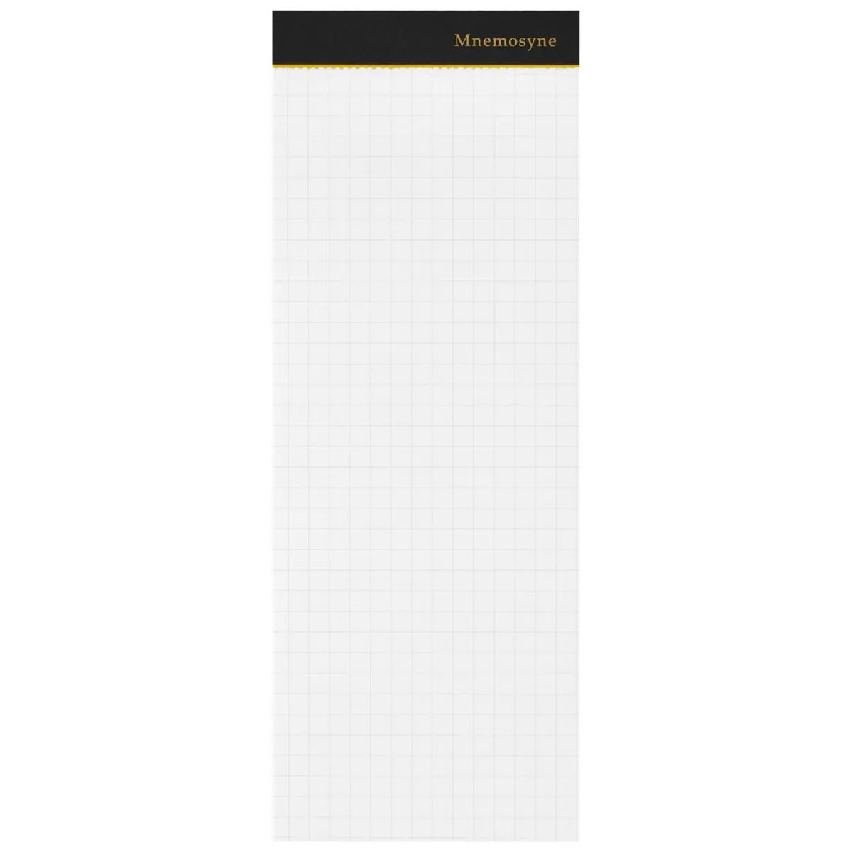 Maruman Mnemosyne Memo Pad, Long Vertical 7.87"x2.95", 5mm Grid | Premium Japanese Paper for Precise Notes - view 4