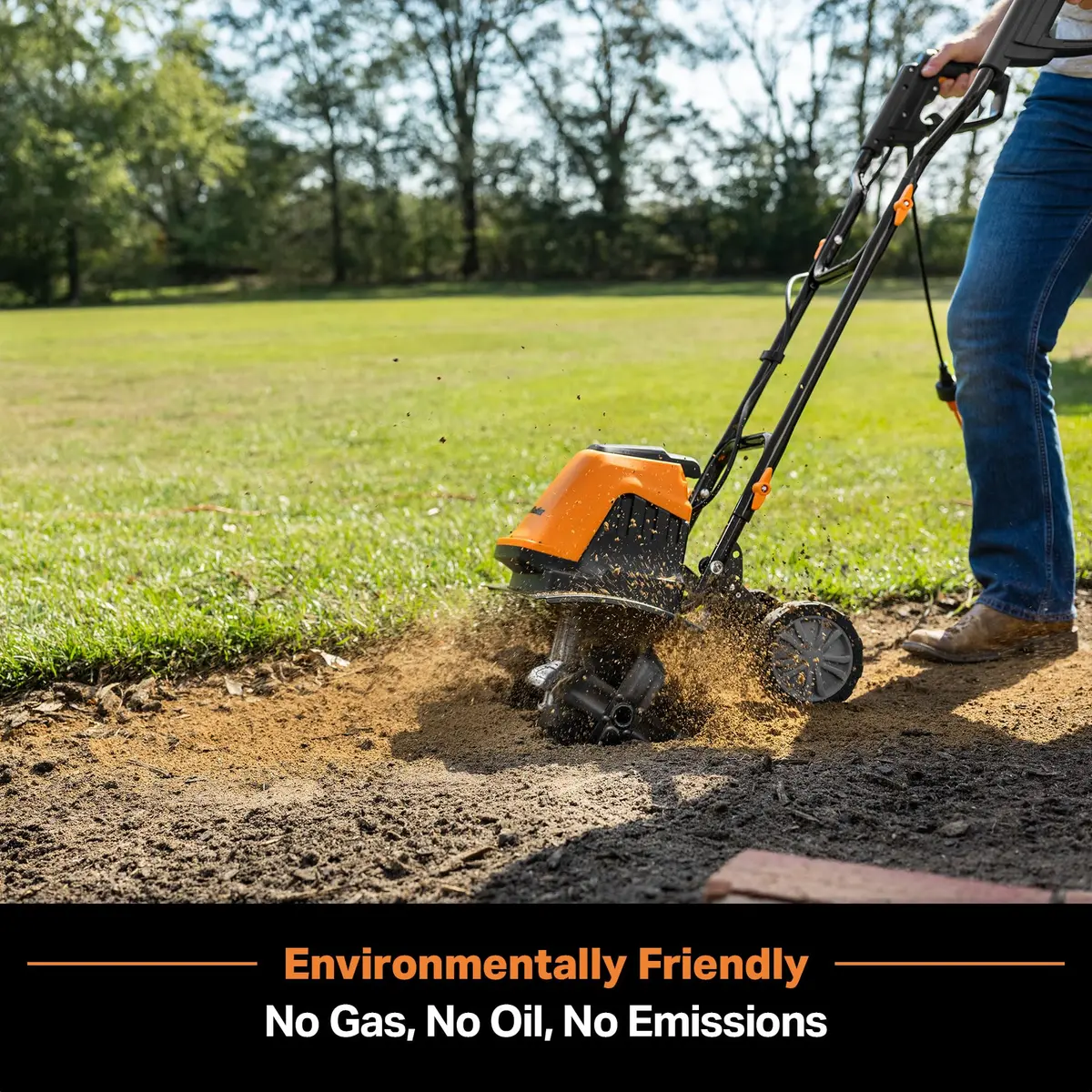 LawnMaster TE1216M Electric Tiller 16-Inch | 12-Amp Power for Tough Soil - view 4