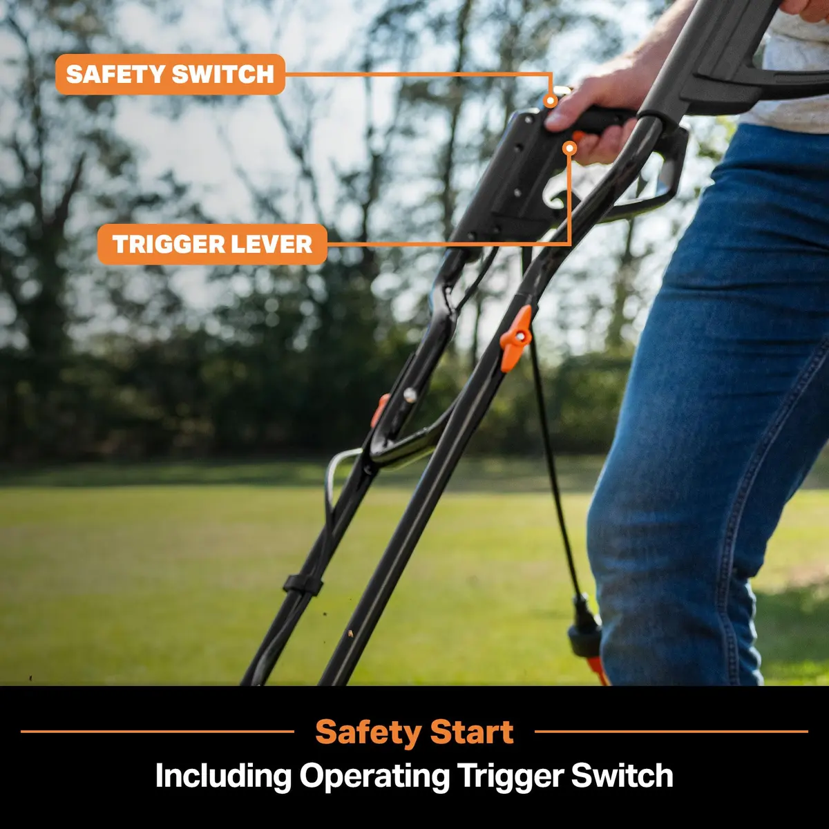 LawnMaster TE1216M Electric Tiller 16-Inch | 12-Amp Power for Tough Soil - view 6