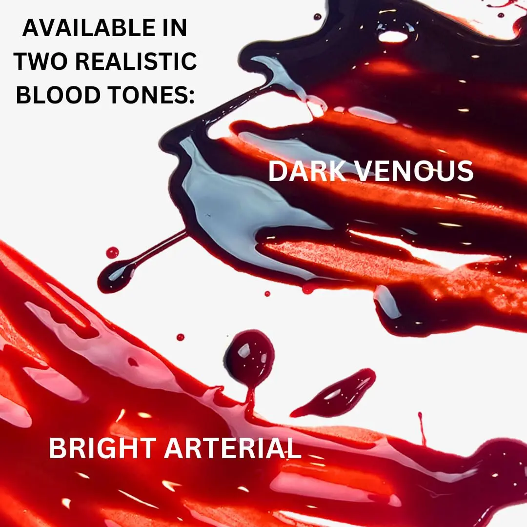 Mehron Makeup Squirt Blood 0.5 Ounce Liquid Dark Venous | Realistic Special FX Fake Blood - view 5
