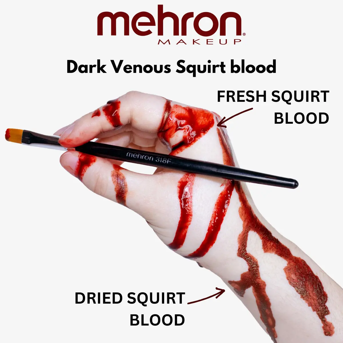 Mehron Makeup Squirt Blood 0.5 Ounce Liquid Dark Venous | Realistic Special FX Fake Blood - view 4