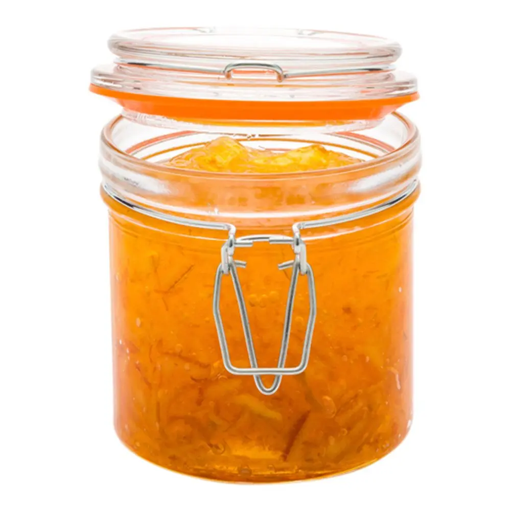 Restaurantware Mason Jar 8.5 oz | Airtight Clamp Lid for Food Storage & Serving - view 4