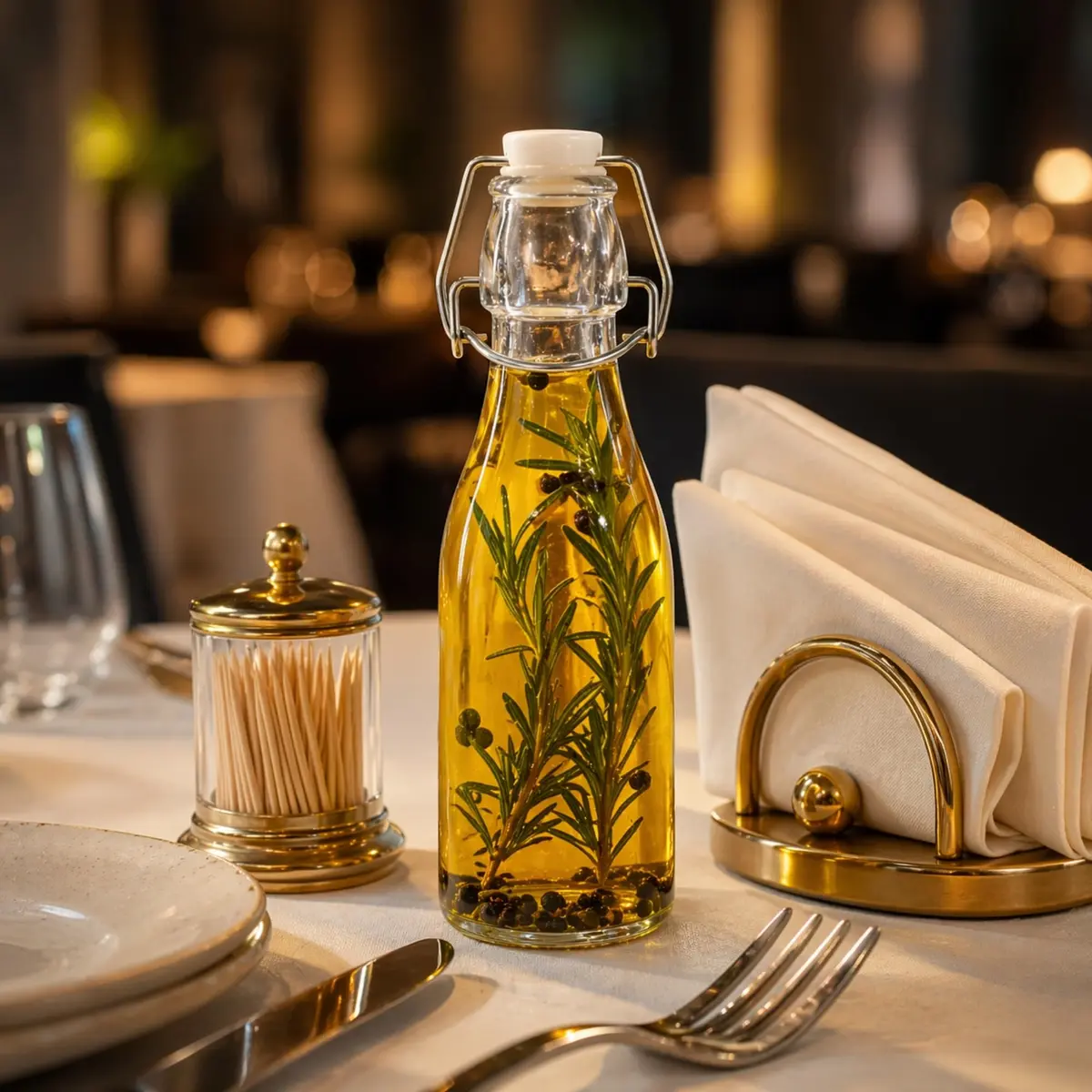 Restaurantware Swing Top Glass Bottles 8.5oz | Airtight, Resealable, Clear (70-120c) - view 4