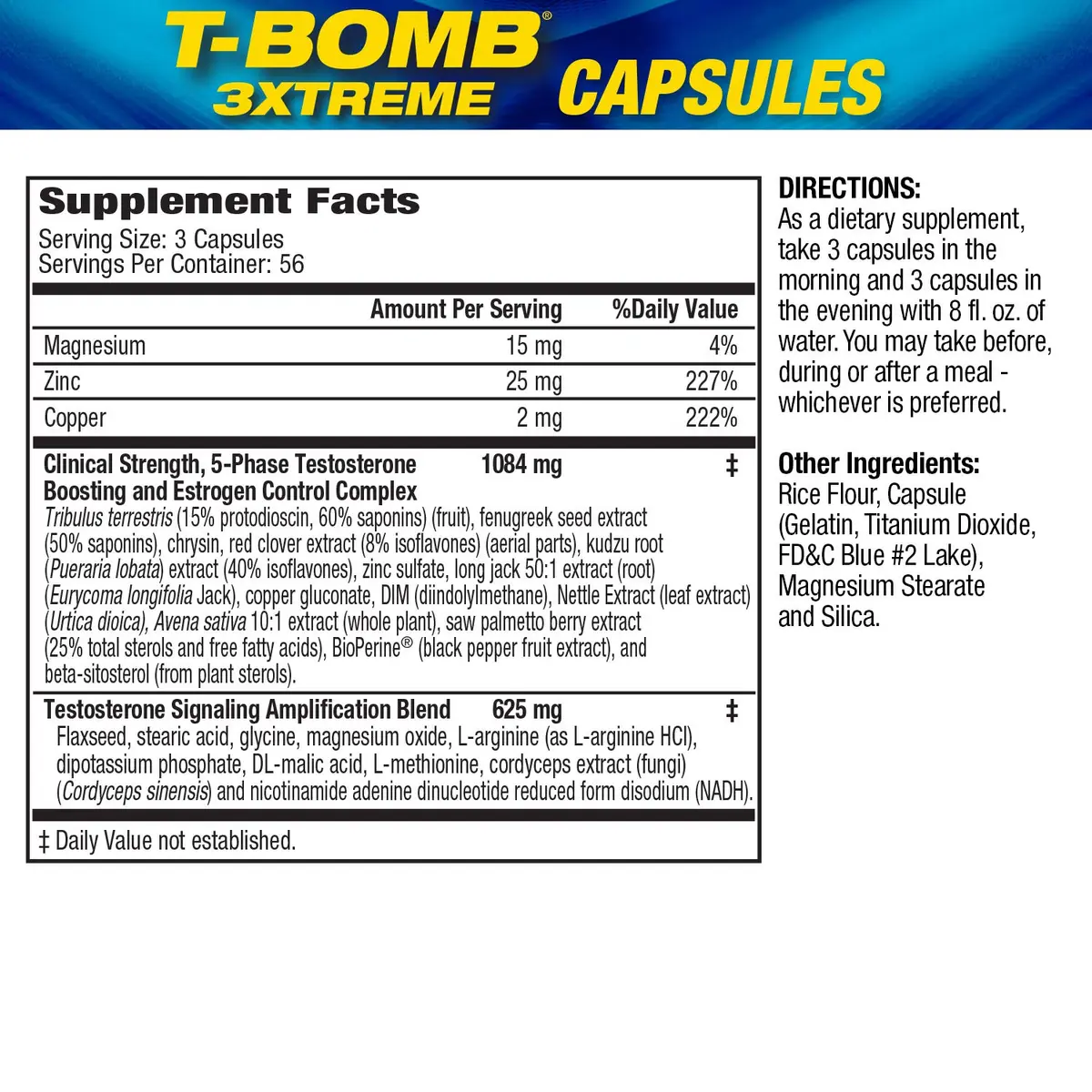 Maximum Human Performance MHP T-Bomb 3xtreme 168 Count | Clinically Tested Testosterone Booster for Men - view 3