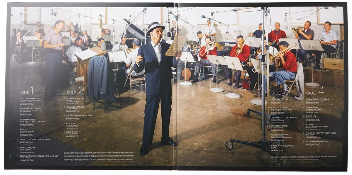 UMC Ultimate Sinatra 2 LP Vinyl | 24 Classic Recordings in 180g Format (12 in x 2) - view 2