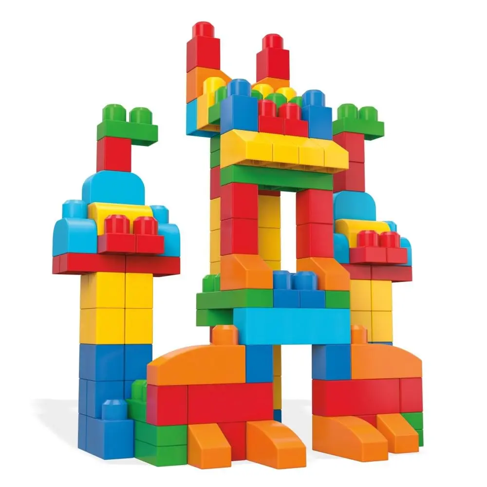 Mega Bloks First Builders Deluxe Building Bag Toddler Block Toys Set, Multicolor 2.27 kg (5 lb) | Educational STEM Toy for Kids Ages 1+ - view 4