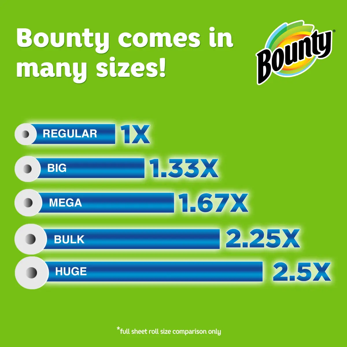 Bounty Select-A-Size Paper Towels, White, Giant Roll, 8 Rolls | 2X More Absorbent - view 5