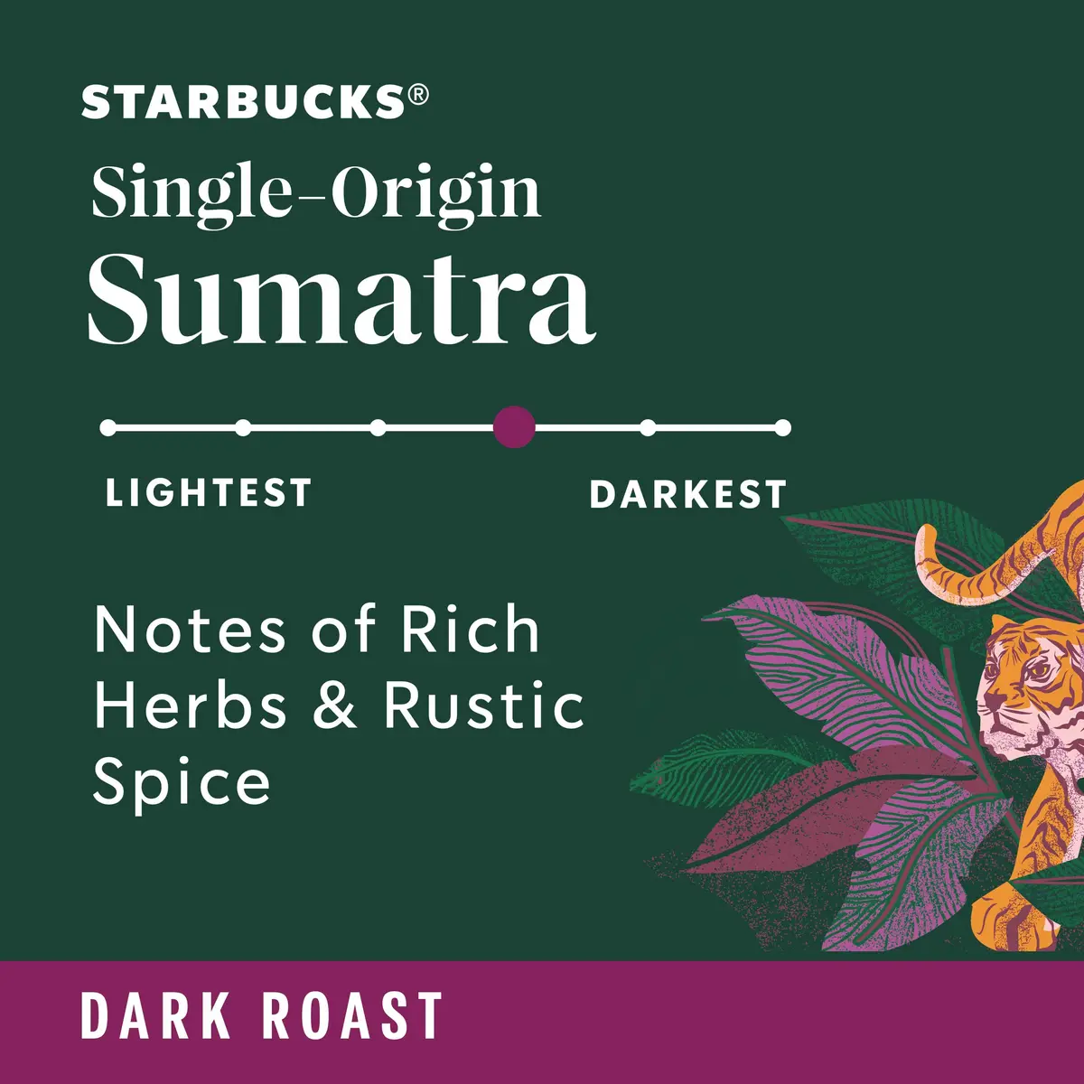 Starbucks K-Cup Coffee Pods, Dark Roast Sumatra | 60 Pods, 100% Arabica, Ethically Sourced - view 3