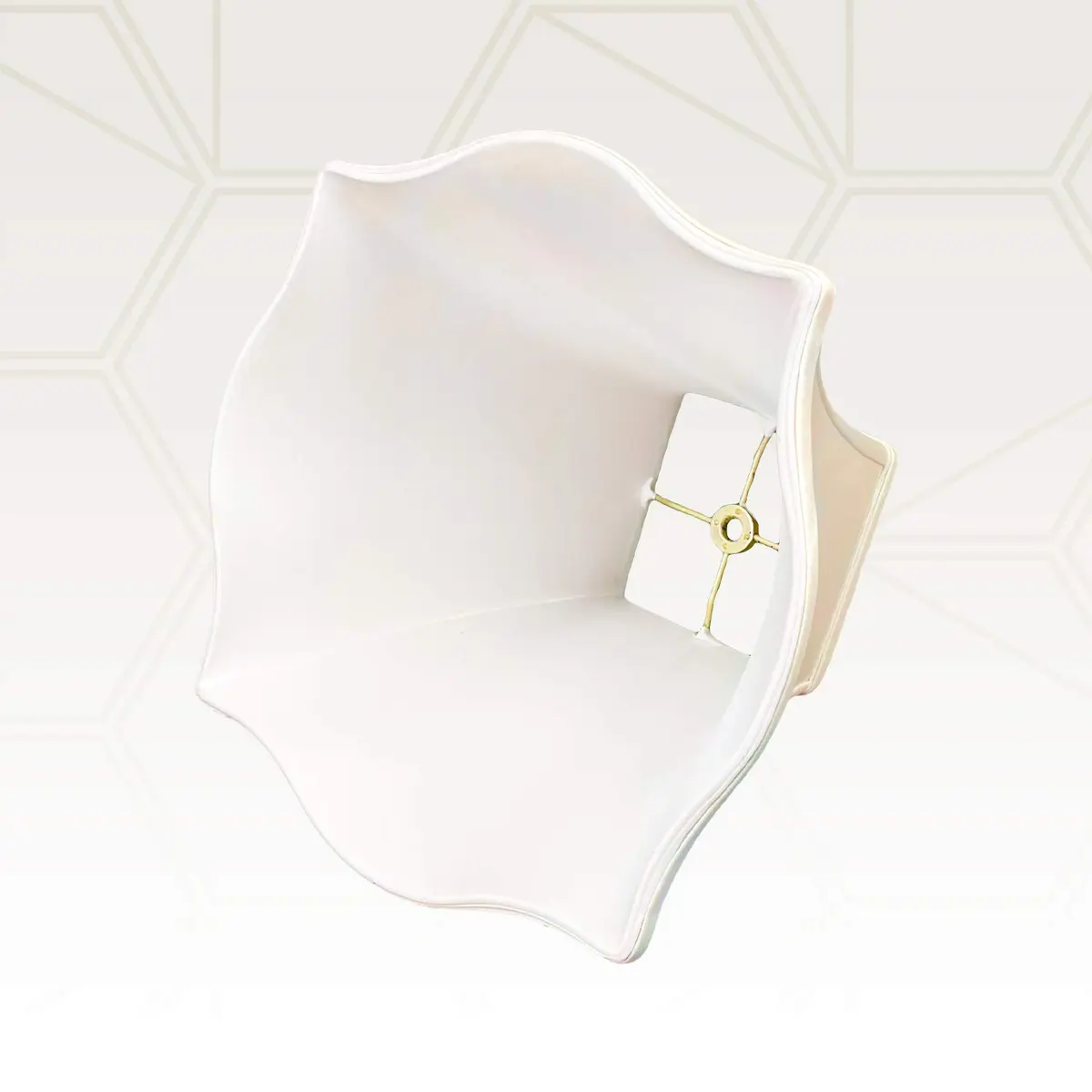Royal Designs Fancy Square Bell Lamp Shade - Beige - 5 x 12 x 9.75 | Classic design for modern & transitional decor - view 4