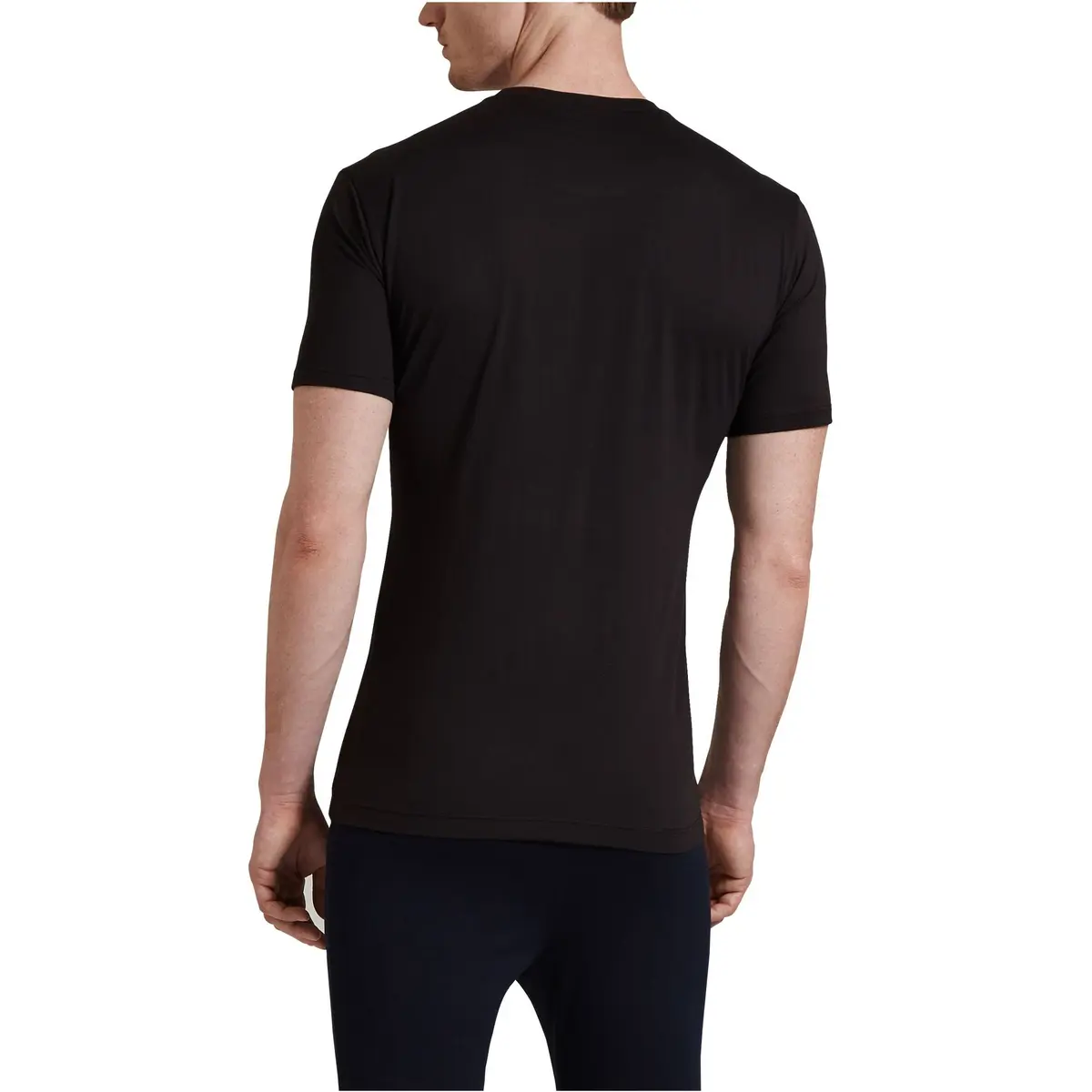 32 Degrees Weatherproof Mens Short Sleeve Crew Neck Cool Tee, 2 Pack, Black & Heather Grey | Moisture-Wicking & Quick Dry (70-120c) - view 5